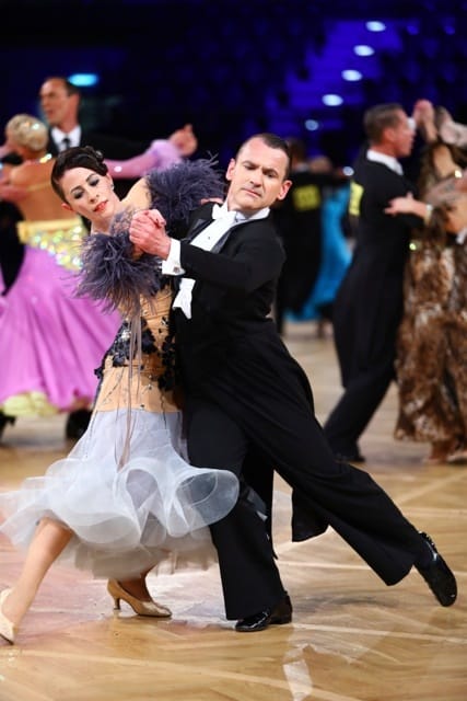 Michael und Larissa Haul beim WDSF-Turnier in Riga