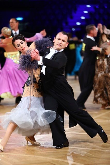 Michael und Larissa Haul beim WDSF-Turnier in Riga