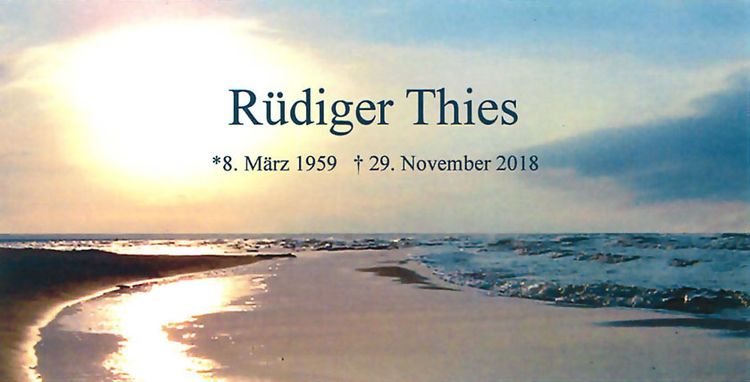 Rüdiger Thies verstorben